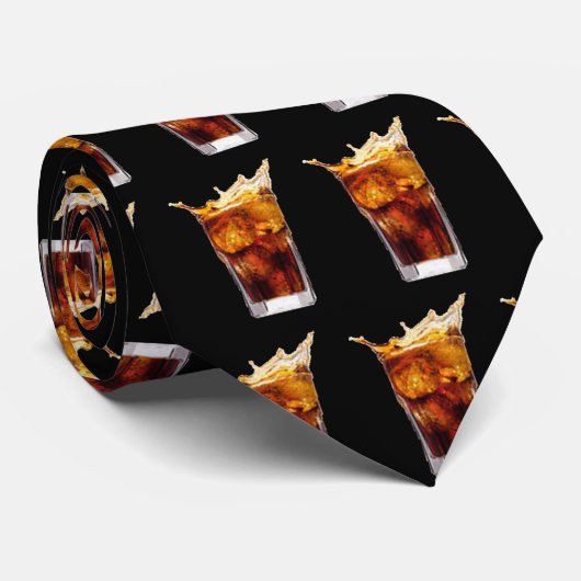 Rum u. ColaTie Krawatte (Gerollt)