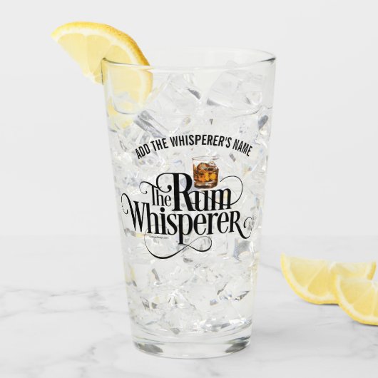 Rum Whisperglas Glas (Vorderseite Ice)