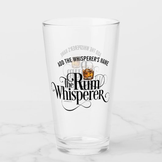 Rum Whisperglas Glas (Vorderseite)