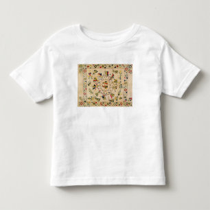 Rumal: quadratische Stickereiabdeckung, die Kleinkind T-shirt