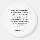 RUMÄNE 12:2 MAGNET (Vorne)