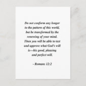 RUMÄNE 12:2 POSTKARTE (Vorderseite)