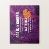 RUMÄNE 8:28 Alle Dinge arbeiten Christlich zusamme Puzzle (Vertikal)