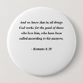 RUMÄNE 8:28 BUTTON (Vorderseite)