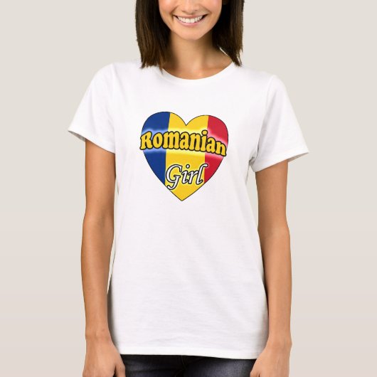 Rumäne Girl T-Shirt (Vorderseite)