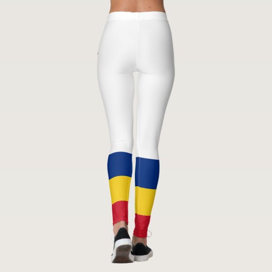Rumäne in der hohen Definition Leggings (Rückseite)