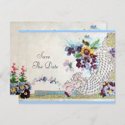 RUMÄNIEN 2 SAVE THE DATE ANKÜNDIGUNGSPOSTKARTE (Vorne/Hinten)