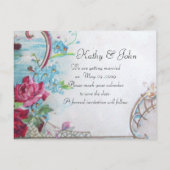 RUMÄNIEN 3 SAVE THE DATE ANKÜNDIGUNGSPOSTKARTE (Rückseite)