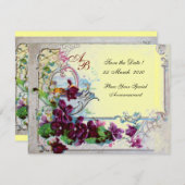 RUMÄNIEN 4 MONOGRAMM 2 EINLADUNG (Vorne/Hinten)