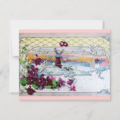 RUMÄNIEN 4 MONOGRAMM 2 EINLADUNG (Rückseite)