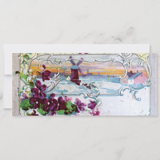 RUMÄNIEN 4 MONOGRAMM EINLADUNG (Rückseite)