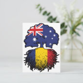Rumänien Australisch Australien Tree Roots Postkarte (Stehend Vorderseite)