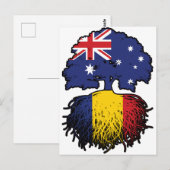 Rumänien Australisch Australien Tree Roots Postkarte (Vorne/Hinten)