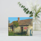 Rumänien, Dorfhaus zum Verkauf Postkarte (Stehend Vorderseite)