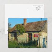 Rumänien, Dorfhaus zum Verkauf Postkarte (Vorne/Hinten)