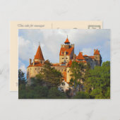 Rumänien, Dracula's castle, Bran, Transylvannia, Postkarte (Vorne/Hinten)