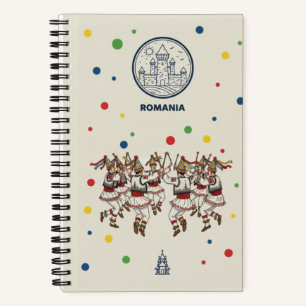 Rumänien-Erbe & Călușari-Tanz-Fotoarchiv Notizblock