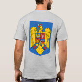 Rumänien Feier zur Unabhängigkeit der Flaggen T-Shirt (Rückseite)