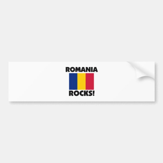 Rumänien-Felsen Autoaufkleber (Vorne)