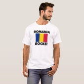 Rumänien-Felsen T-Shirt (Vorne ganz)