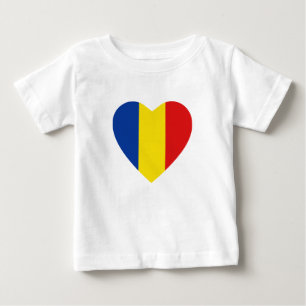 Rumänien Flag Herzlicher T - Shirt