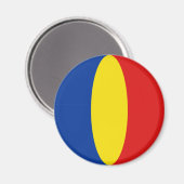Rumänien Flag Magnet (Vorderseite/Rückseite)