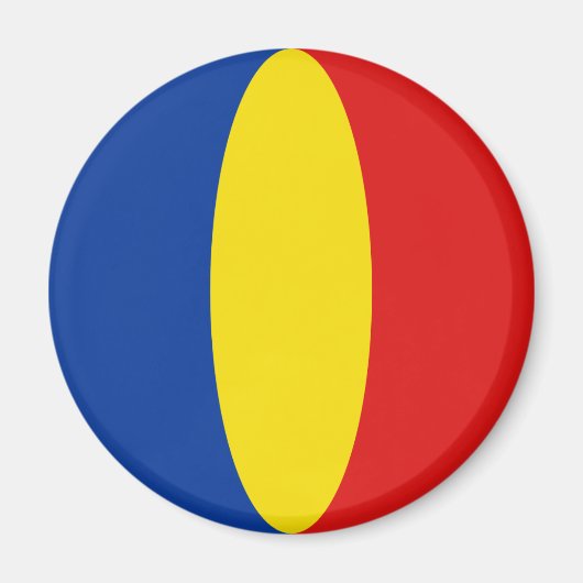 Rumänien Flag Magnet (Vorne)