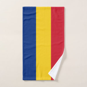 Rumänien-Flagge Badhandtuch Set