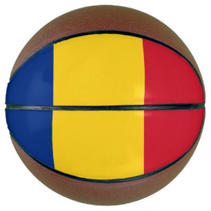 Rumänien-Flagge Basketball