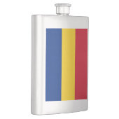 Rumänien-Flagge Flachmann (Rechts)