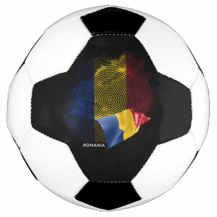 Rumänien-Flagge Fußball