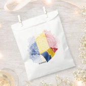 Rumänien-Flagge Geschenktütchen (Ausgeschnitten)