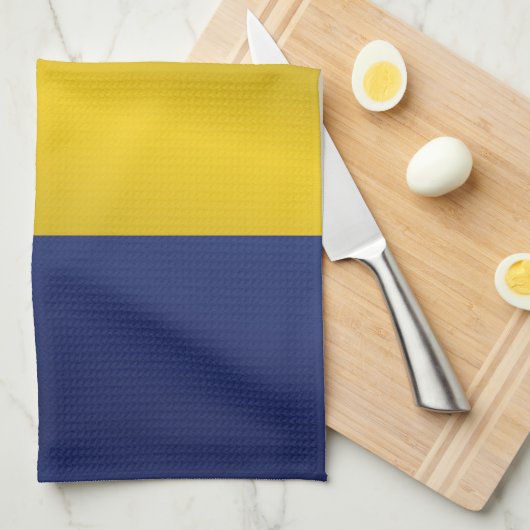 Rumänien-Flagge Geschirrtuch (Viertel Falte)