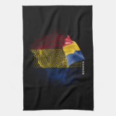 Rumänien-Flagge Geschirrtuch (Vertikal)