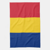 Rumänien-Flagge Geschirrtuch (Vertikal)