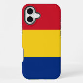 Rumänien-Flagge iPhone Hülle (Rückseite)