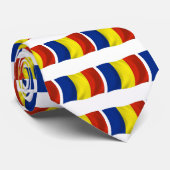 Rumänien-Flagge-Krawatte Krawatte (Gerollt)