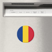 Rumänien-Flagge Magnet (In Situ (Geschirrspüler))