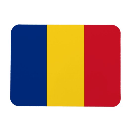 Rumänien-Flagge Magnet (Horizontal)