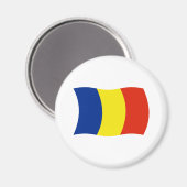 Rumänien Flagge Magnet (Vorderseite/Rückseite)