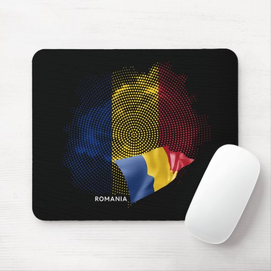 Rumänien-Flagge Mousepad (Mit Mouse)
