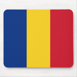 Rumänien-Flagge Mousepad