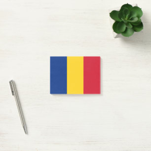 Rumänien-Flagge Post-it Klebezettel