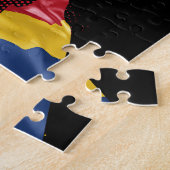 Rumänien-Flagge Puzzle (Seite)