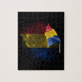 Rumänien-Flagge Puzzle (Vertikal)