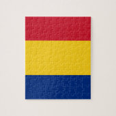Rumänien-Flagge Puzzle (Vertikal)