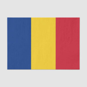 Rumänien-Flagge Seidenpapier