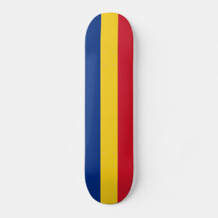 Rumänien-Flagge Skateboard