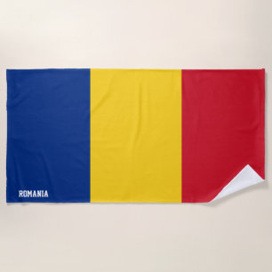 Rumänien-Flagge Splendid Patriotisch Strandtuch