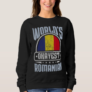 Rumänien-Flagge Stolze Rumänen Männer & Frauen 2 Sweatshirt